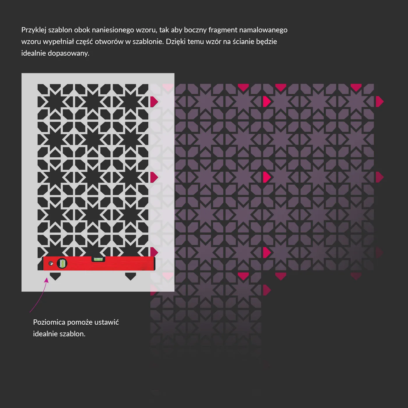 Szablon malarski Maure