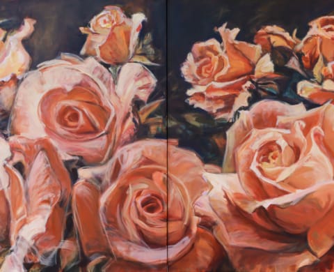 Róże, dyptyk