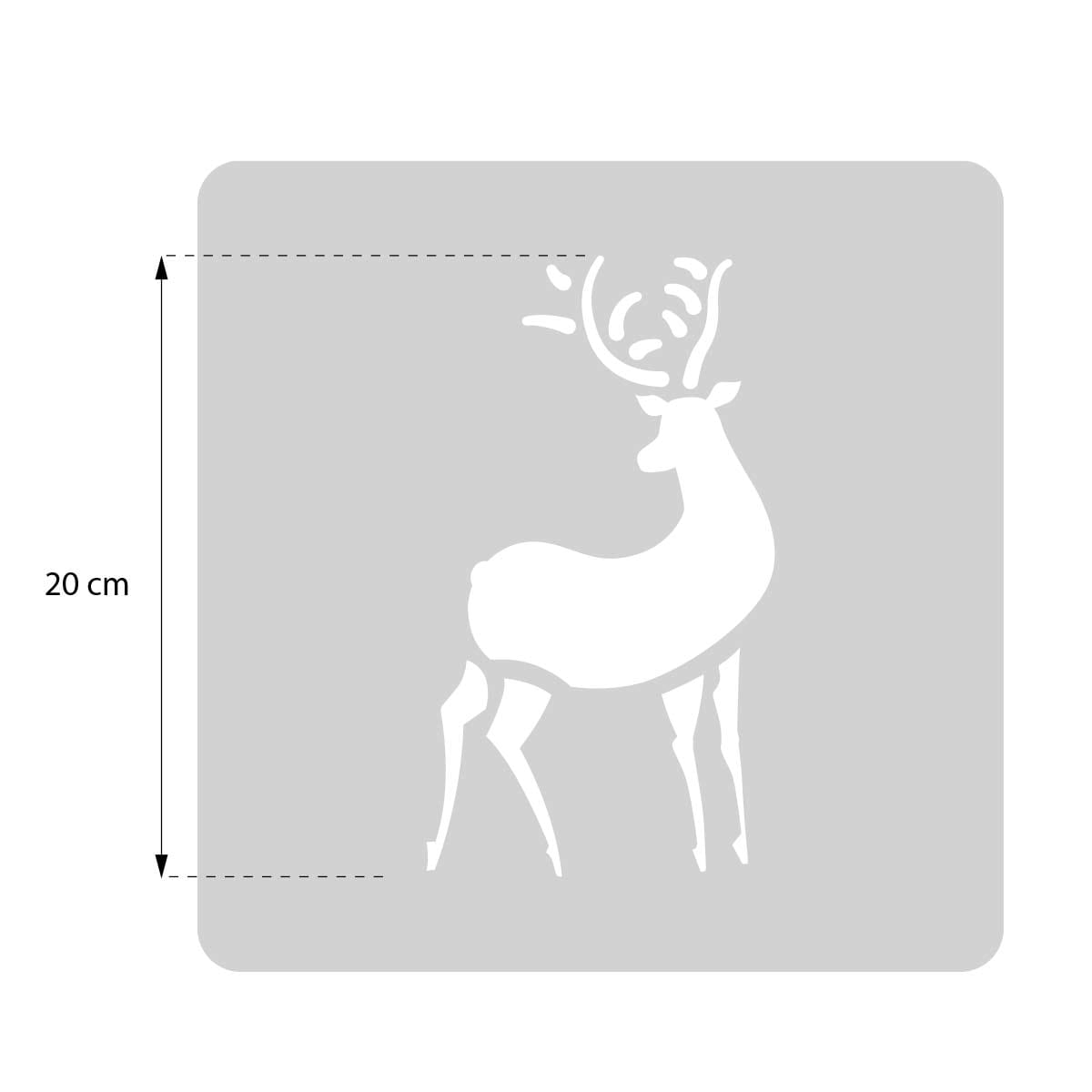 szablon-malarski-wielokrotnego-uzytku-18-renifer-03-L Renifer - świąteczny szablon malarskie wielokrotnego użytku - rozmiary