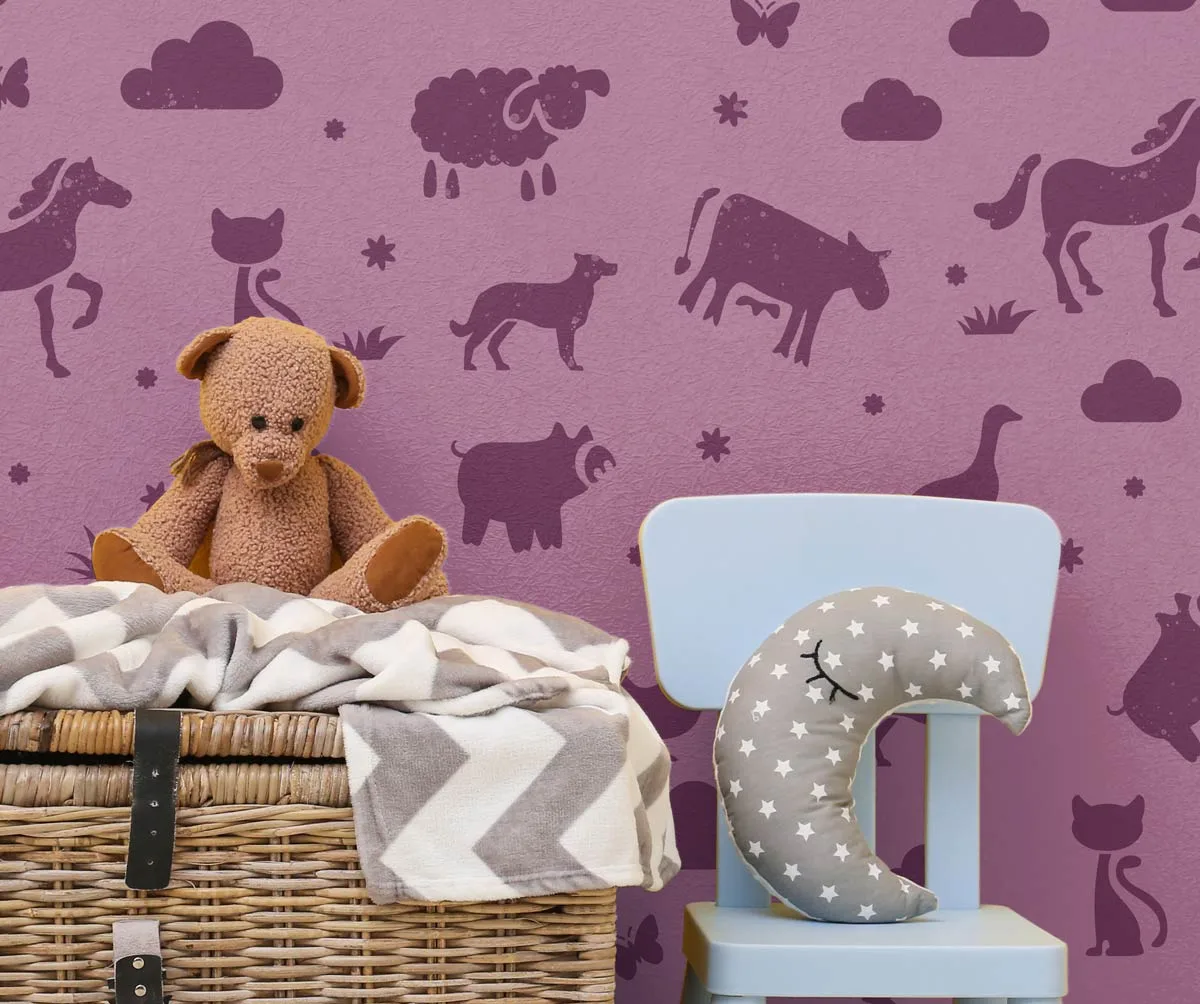 zwierzęta farma szablony malarskie